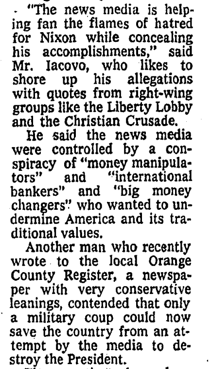NYTimes 1974 06 15 NixonWitchHunt 1