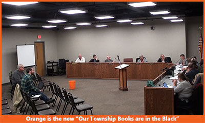 Orange is the new Our Township Books are in the Black 400w